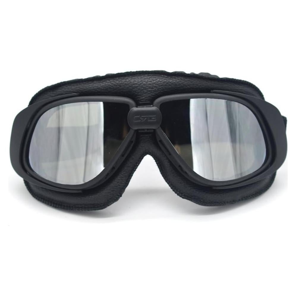 Gafas de Motocicleta Estilo Piloto Retro Evomosa - Lentes Tinte UV