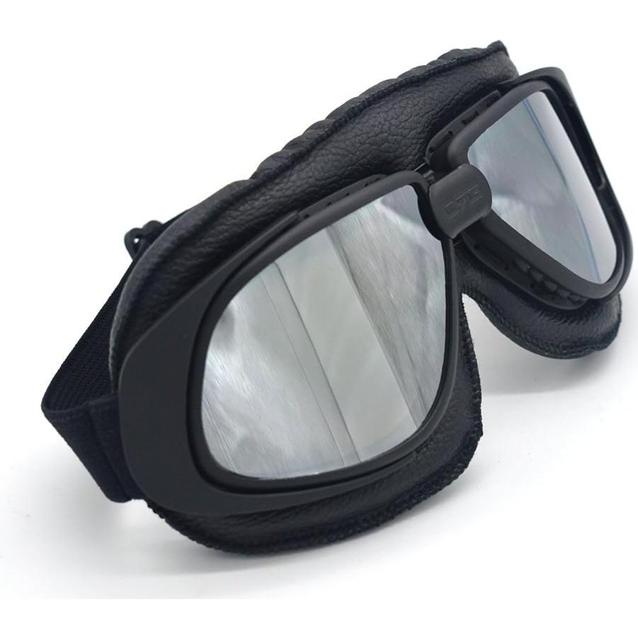 Gafas de Motocicleta Estilo Piloto Retro Evomosa - Lentes Tinte UV