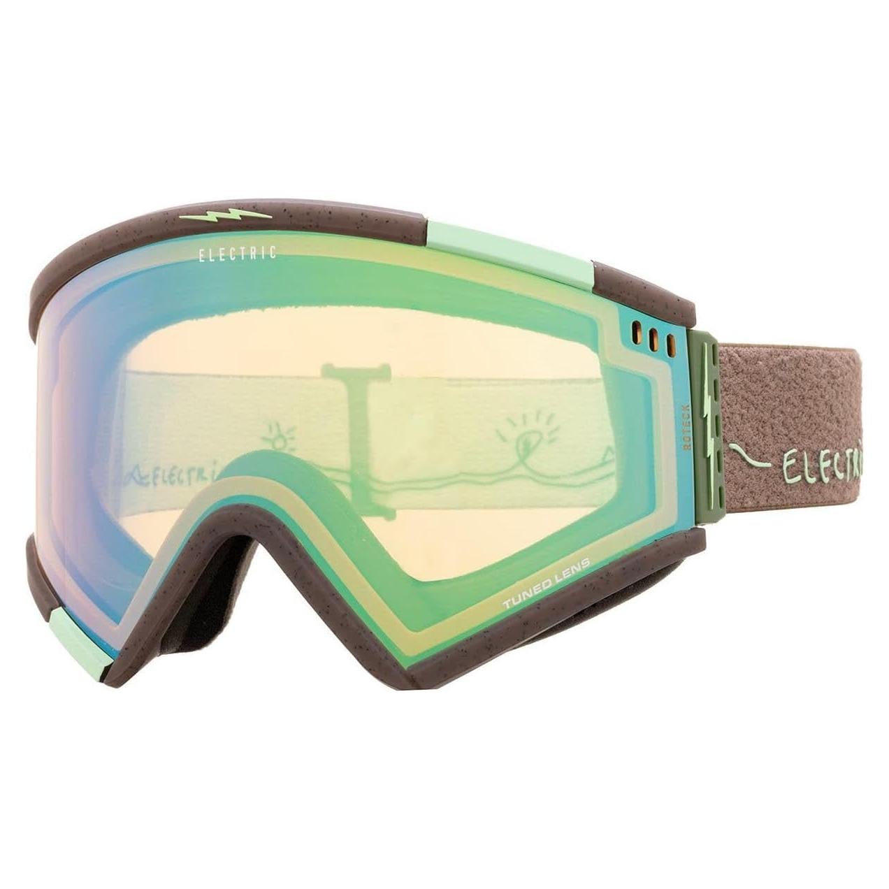 Gafas de Nieve Eléctricas Roteck Unisex con Lente Antivaho