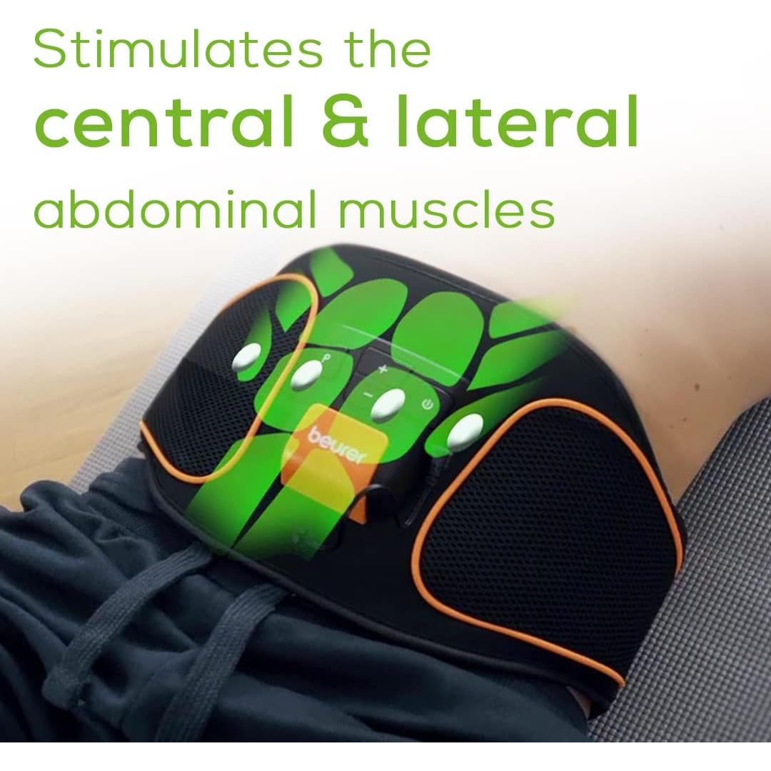 Cinturón Tonificador Beurer EM37 para Abs con 40 Niveles