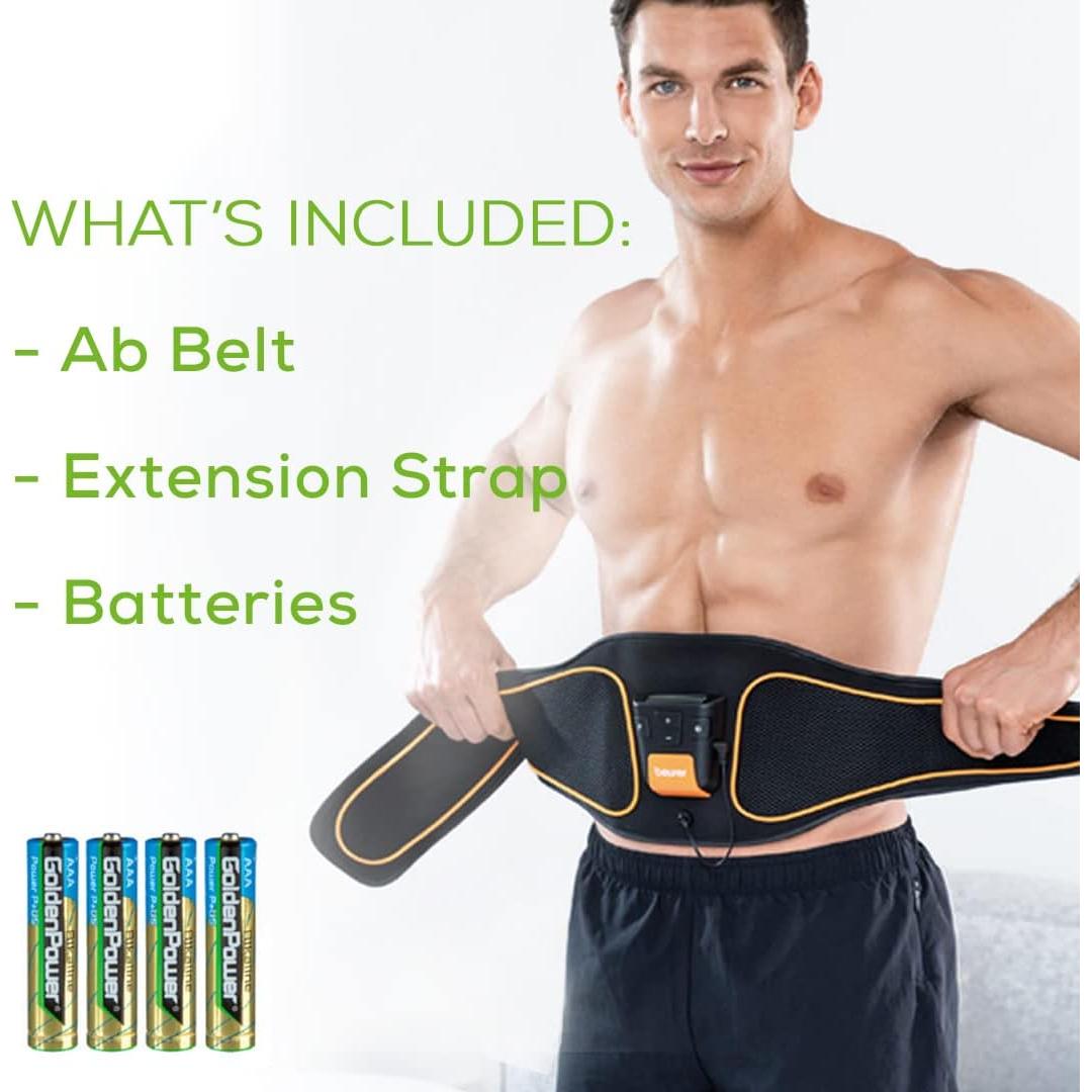 Cinturón Tonificador Beurer EM37 para Abs con 40 Niveles