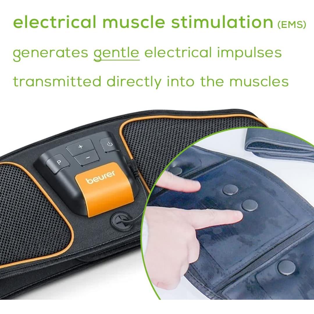 Cinturón Tonificador Beurer EM37 para Abs con 40 Niveles