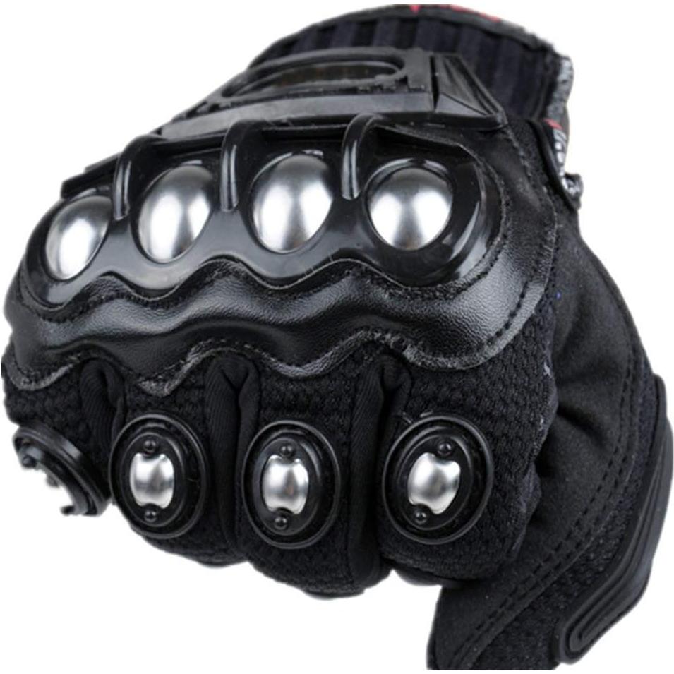 Guantes de Seguridad para Motocicleta Oubaiya JK-10C Medianos Negros