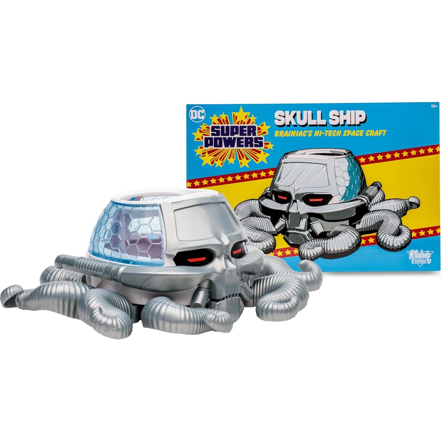 Nave Espacial Skull Ship McFarlane Toys Brainiac 10x22cm