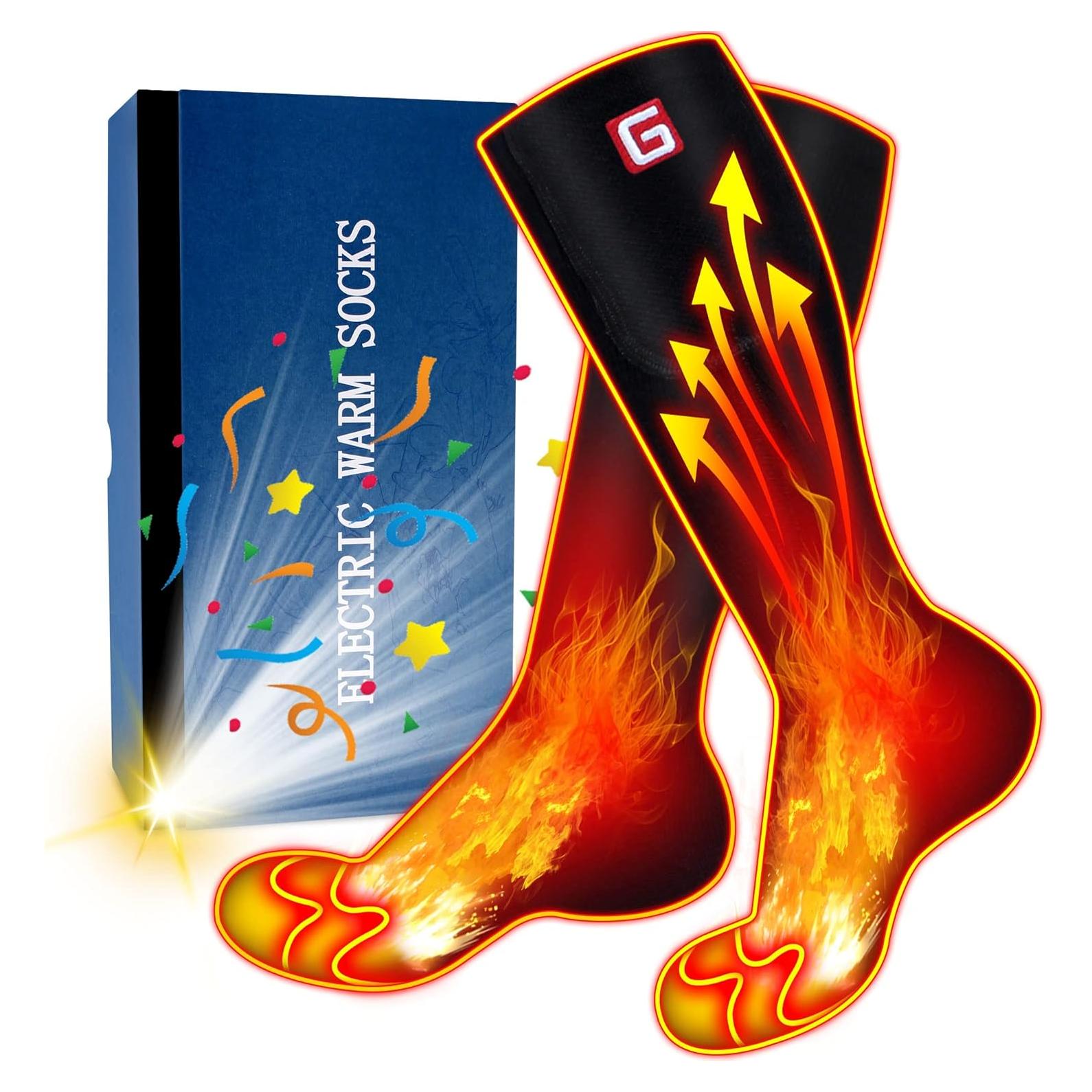 Calcetines Calentados Eléctricos Autocastle Unisex Recargables