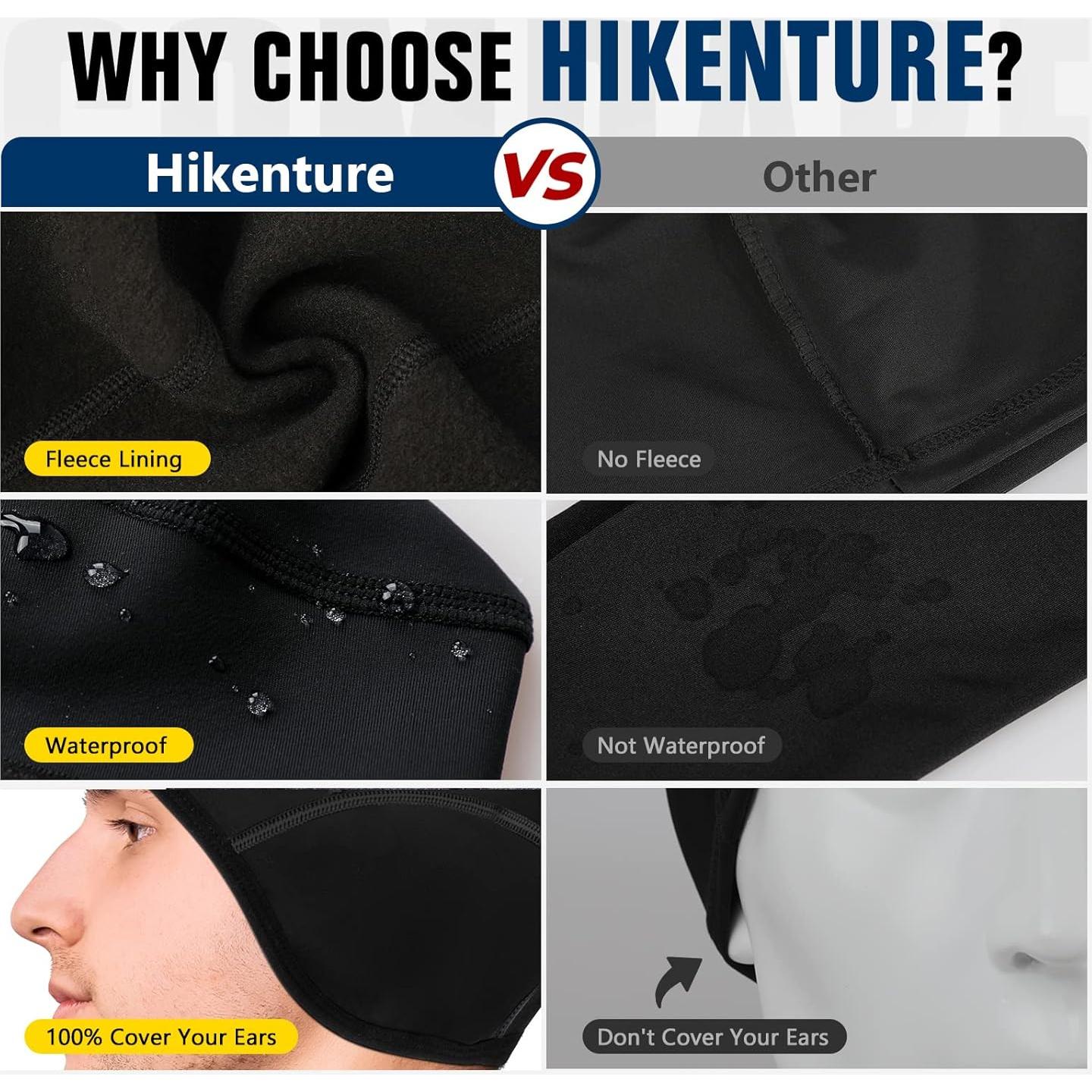 Gorro Térmico HIKENTURE para Casco Invierno Unisex Negro