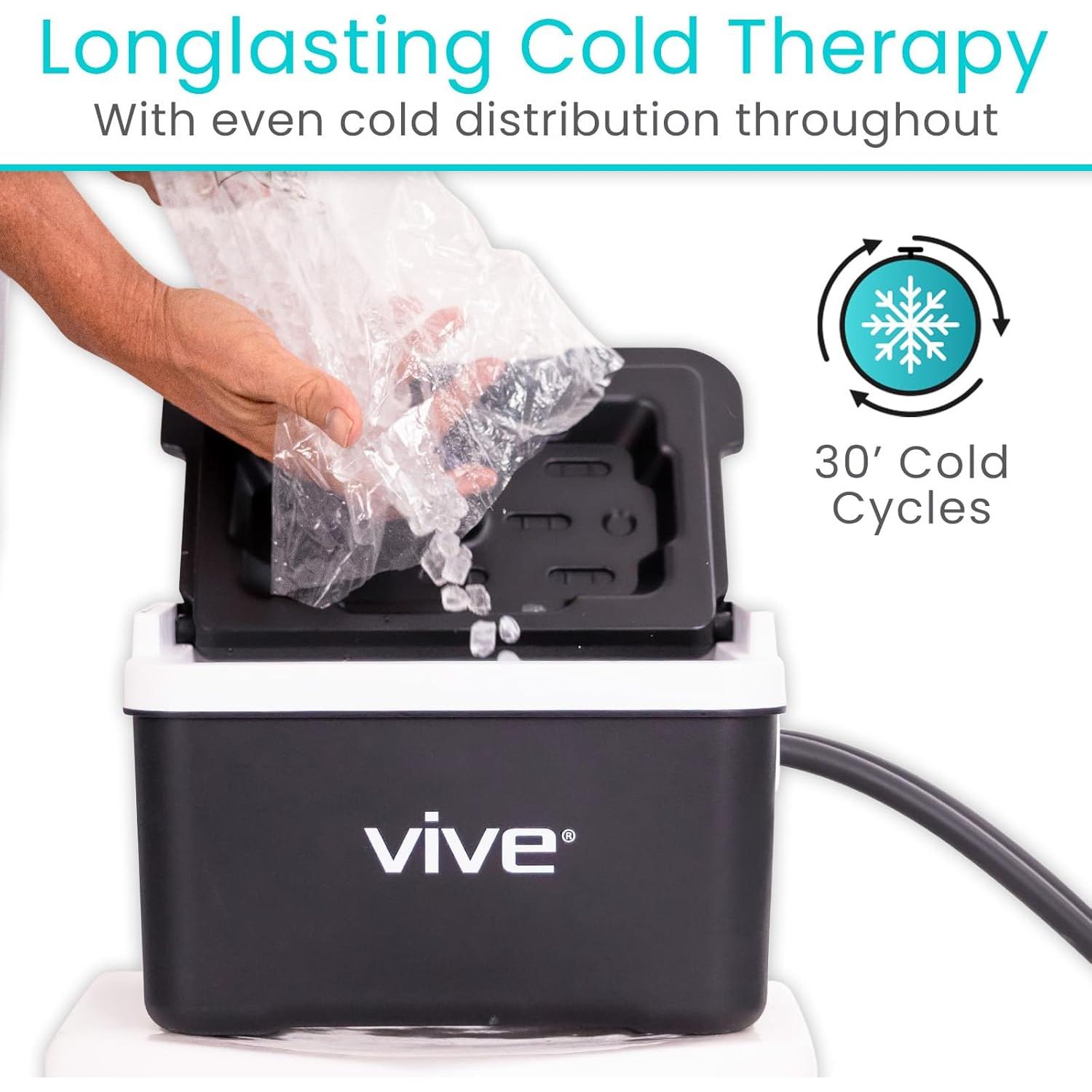 Máquina de Terapia de Hielo Vive RHB3026 - Alivio Dolor Rodilla y Hombro