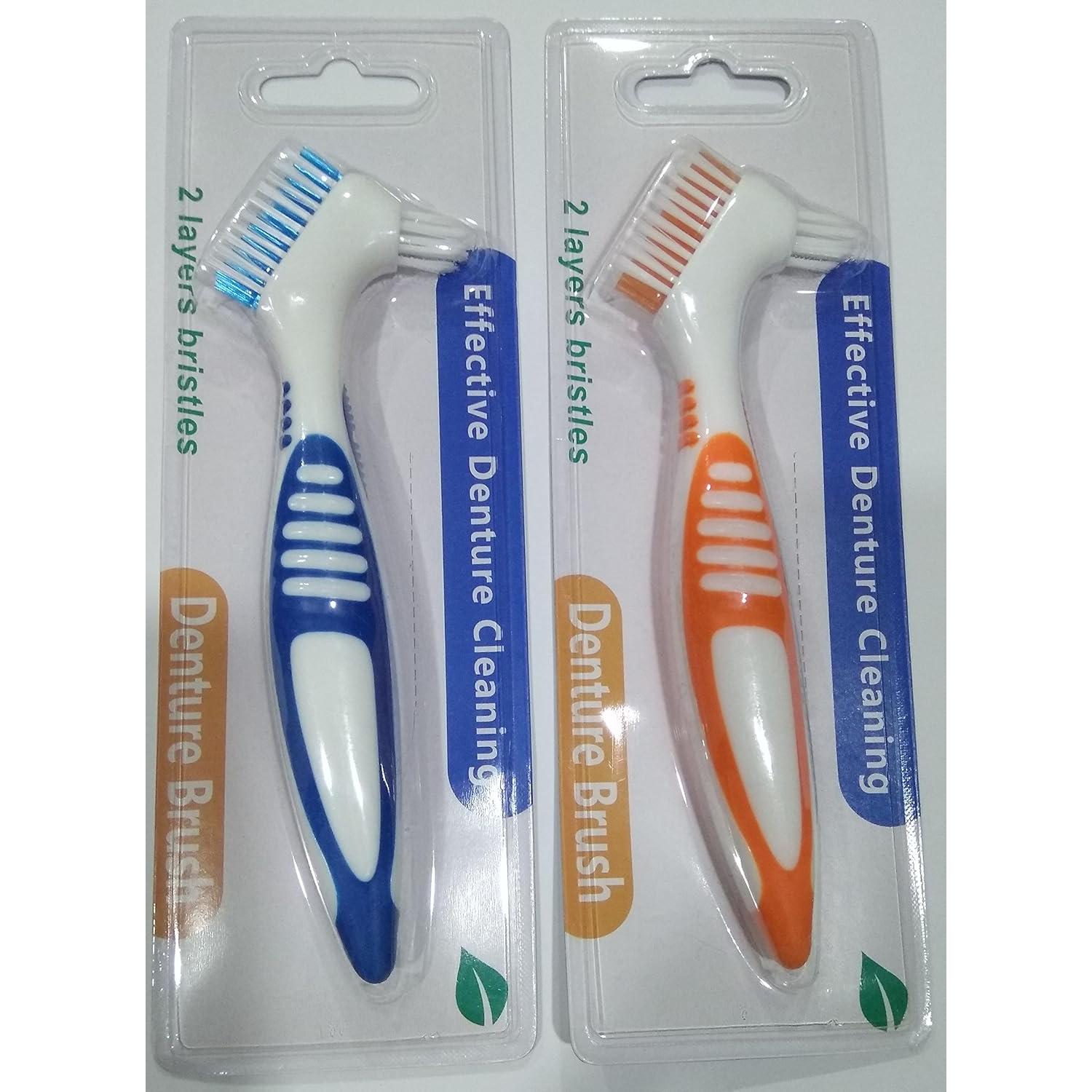 Juego de Cepillos de Limpieza de Dentaduras Gus Craft - 2 Piezas