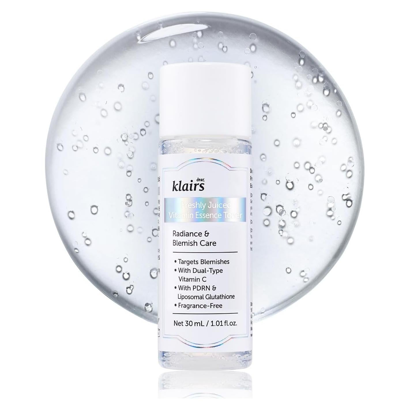 Tónico de Vitamina PDRN Dear Klairs 30 ml - Cuidado de Piel