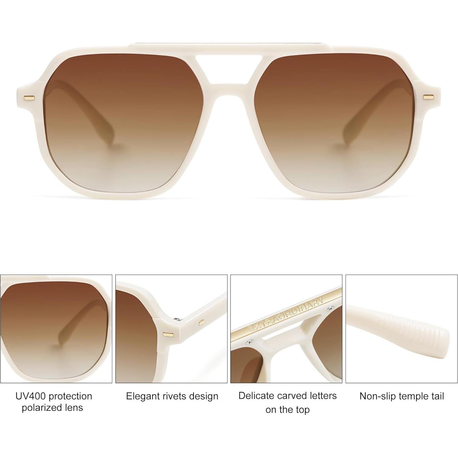 Gafas de Sol Polarizadas SojoS SJ2283 Retro Aviador Unisex