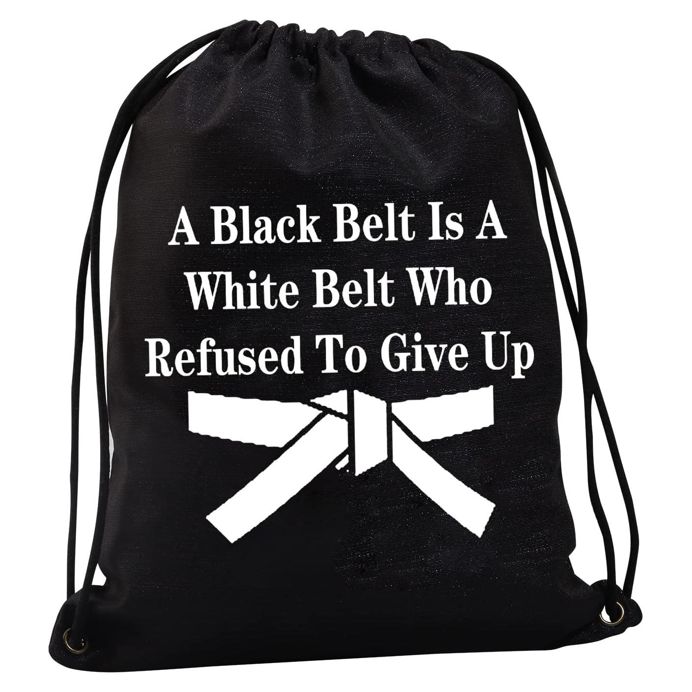 Mochila de Cuerda JYTAPP para Artes Marciales - Negro 33.8x40cm