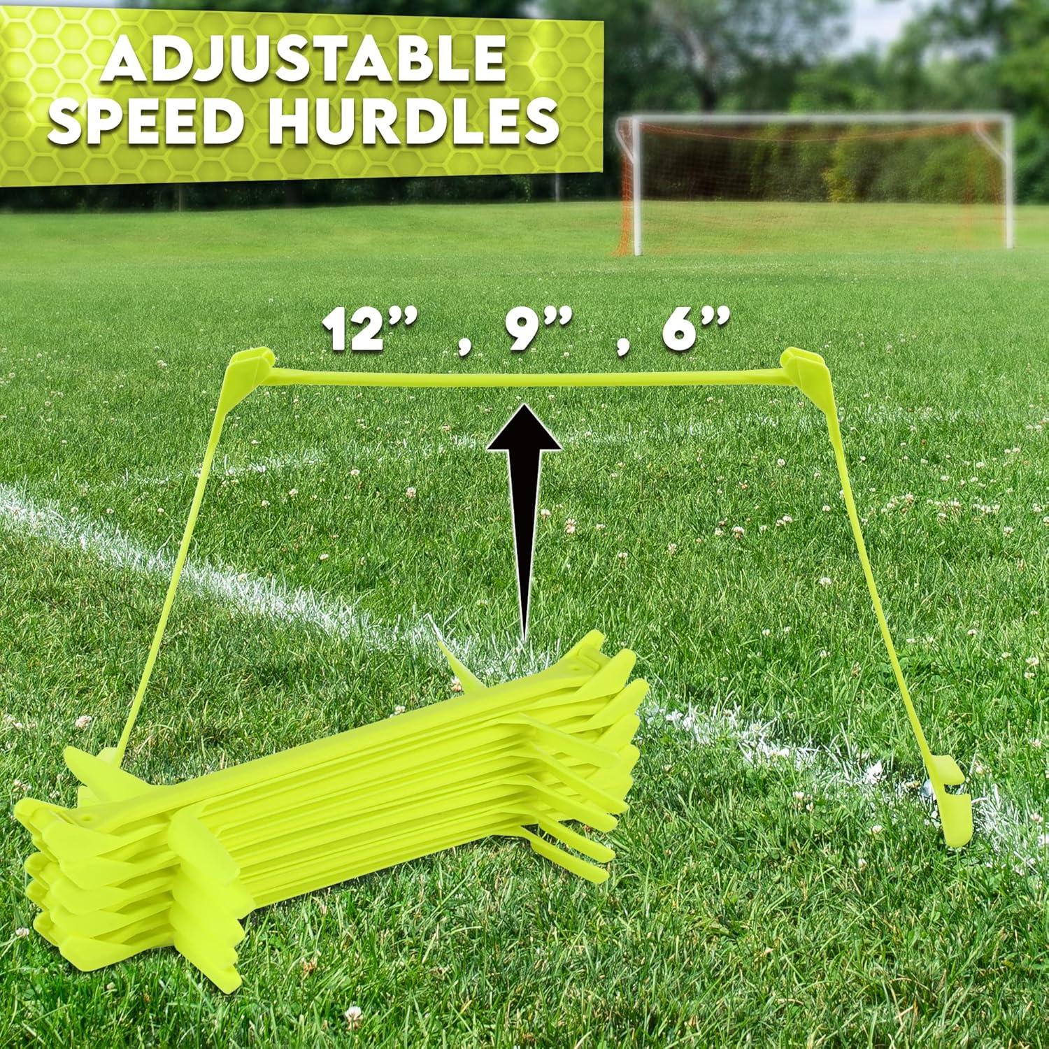 Equipo de Entrenamiento de Velocidad Pro Footwork - Escalera, Vallas y Conos