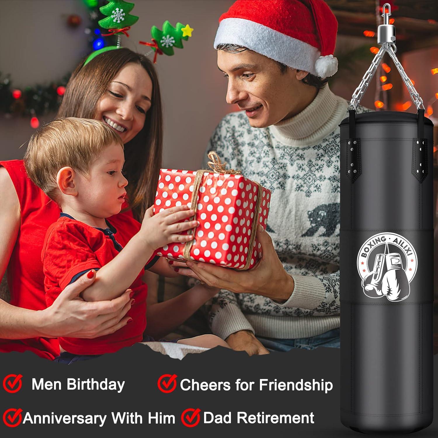 Bolsa de Boxeo 4FT vkahaak + Guantes 12oz + Accesorios