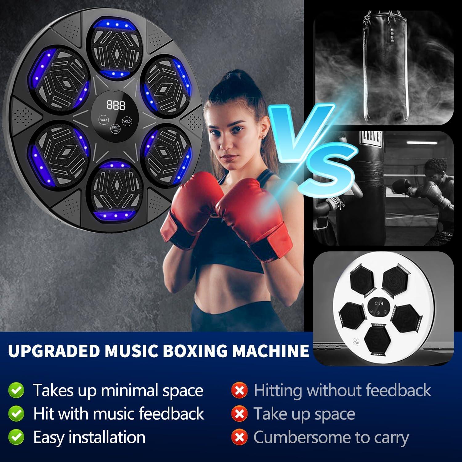 Máquina de Boxeo Musical Poetish QJB-55 con Guantes - 2025