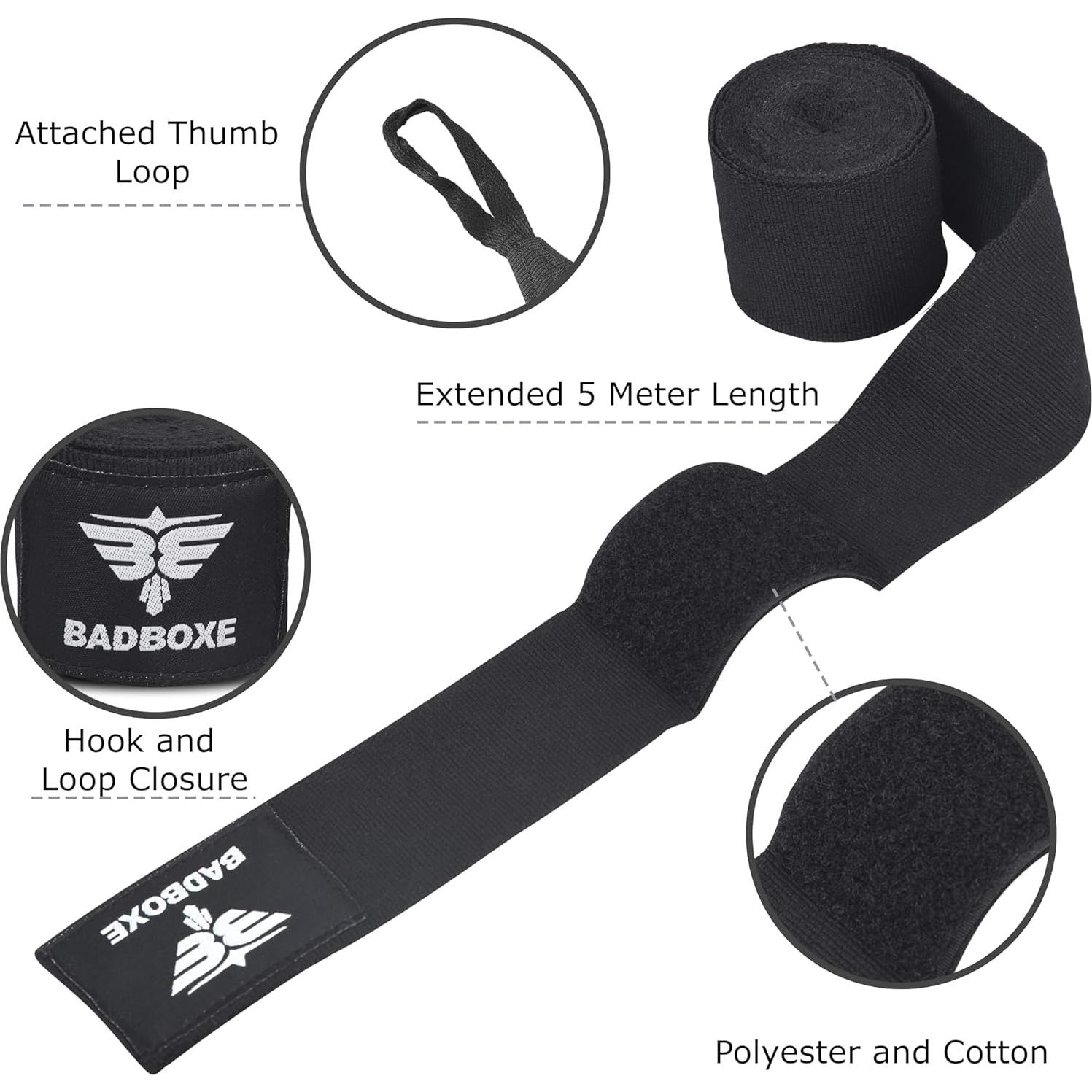 Envolturas de Mano Twister 180cm Algodón Elástico Boxeo