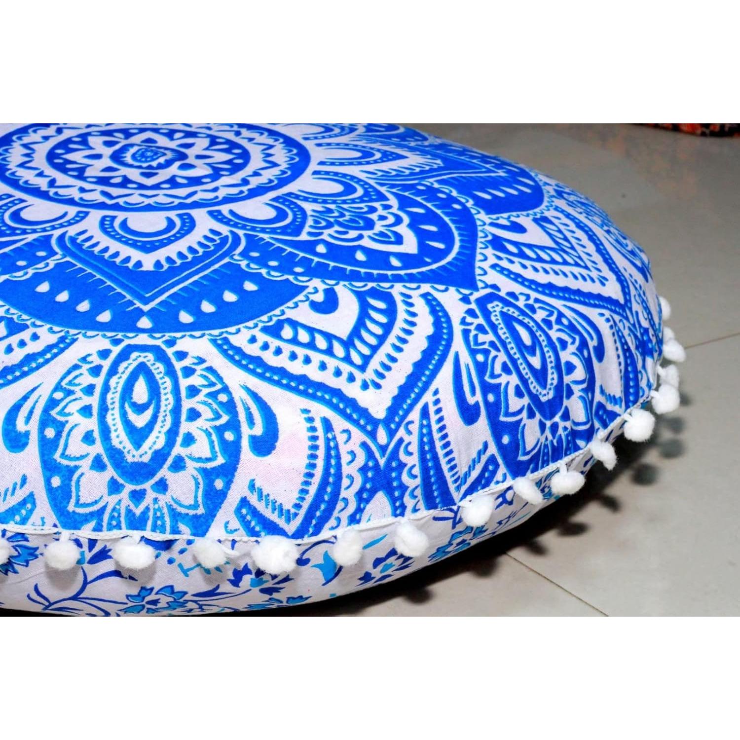 Funda de Almohada de Meditación CRAFT KALA 55 cm Algodón Bohemio