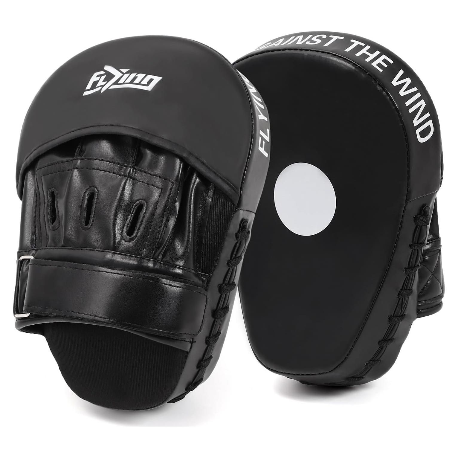 Mitones de Boxeo FIVING - Almohadillas de Cuero PU Unisex