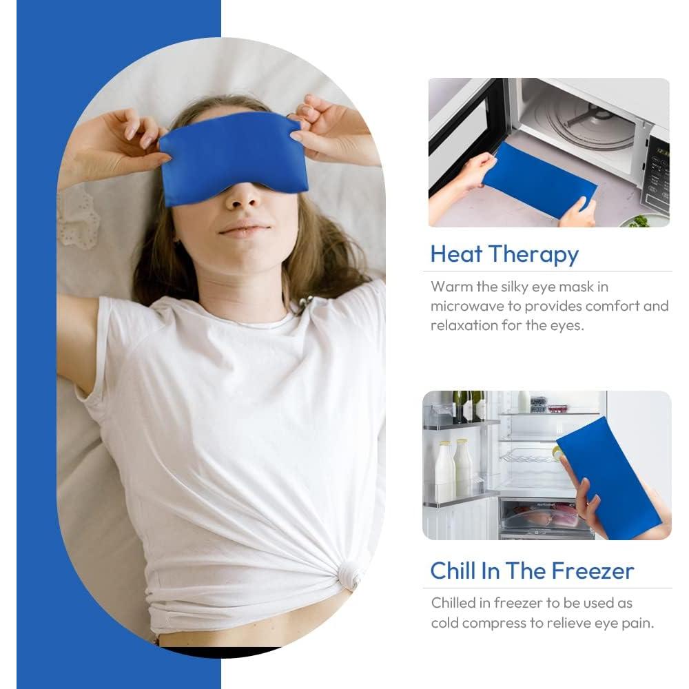 Cojín para los Ojos MORLIDEN con Lavanda y Peso Calentable