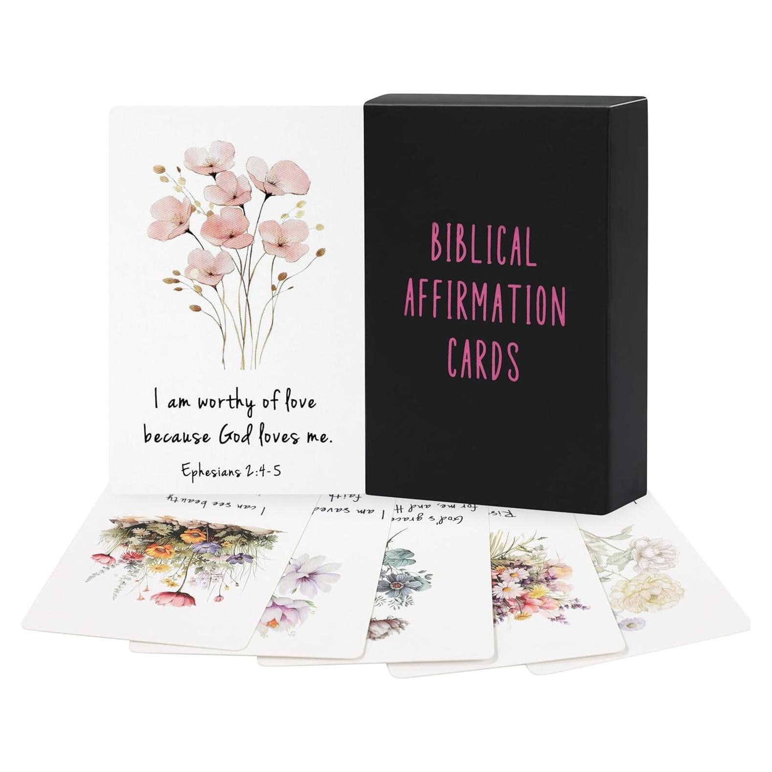 Tarjetas de Afirmación Cristiana JoycuFF - 50 Afirmaciones Positivas