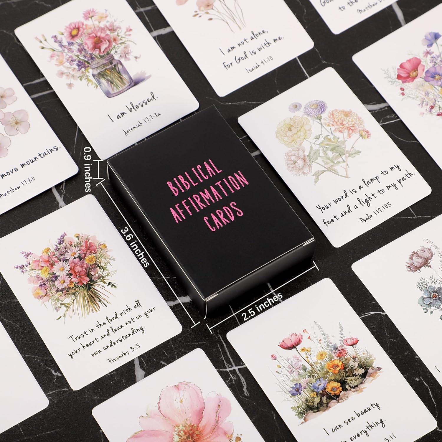 Tarjetas de Afirmación Cristiana JoycuFF - 50 Afirmaciones Positivas