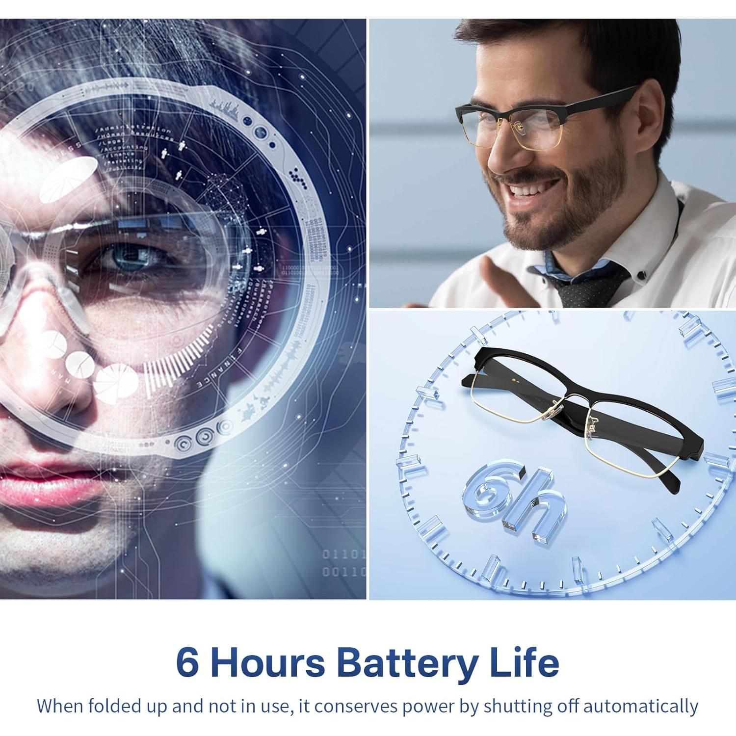 Gafas de Audio Bluetooth GenXenon con Filtro Luz Azul