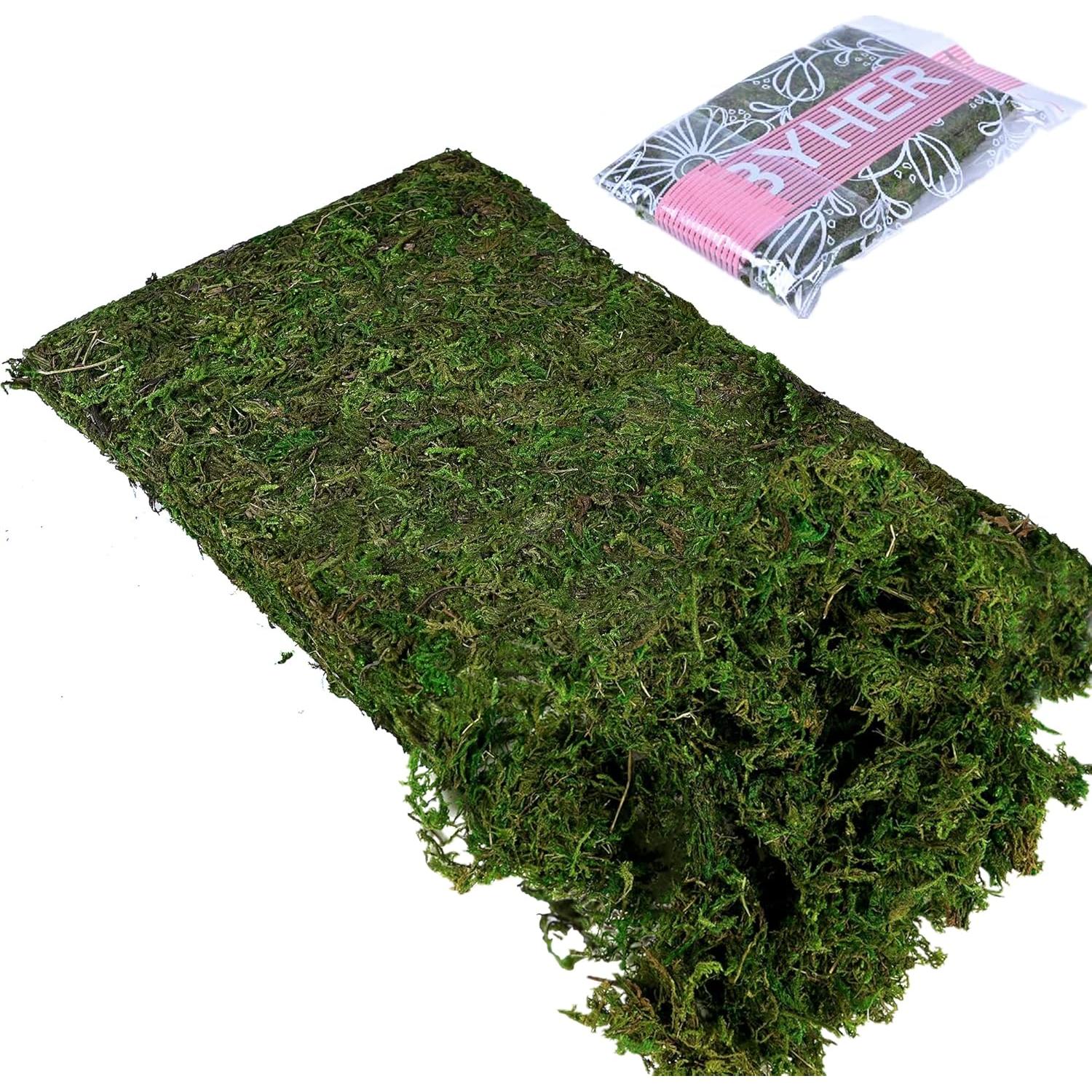 Musgo Artificial BYHER 100g Verde Fresco para Decoración