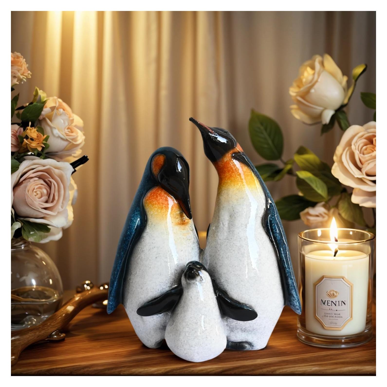Figurita de Pingüinos Familiares Juliahestia - Decoración Hogar