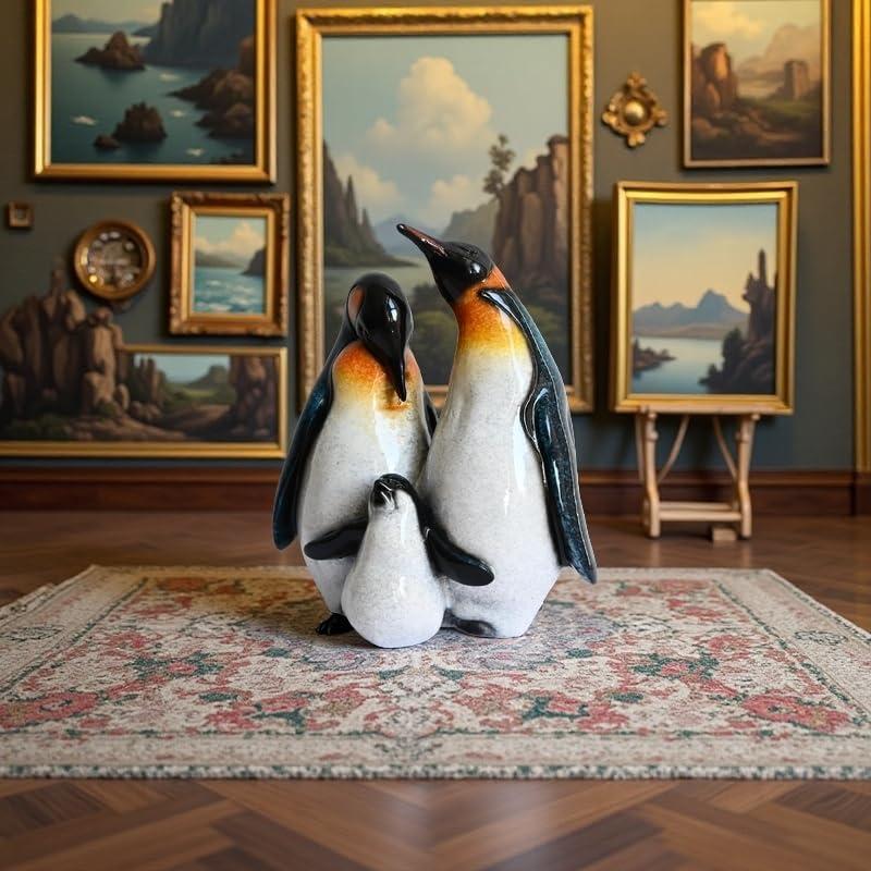 Figurita de Pingüinos Familiares Juliahestia - Decoración Hogar