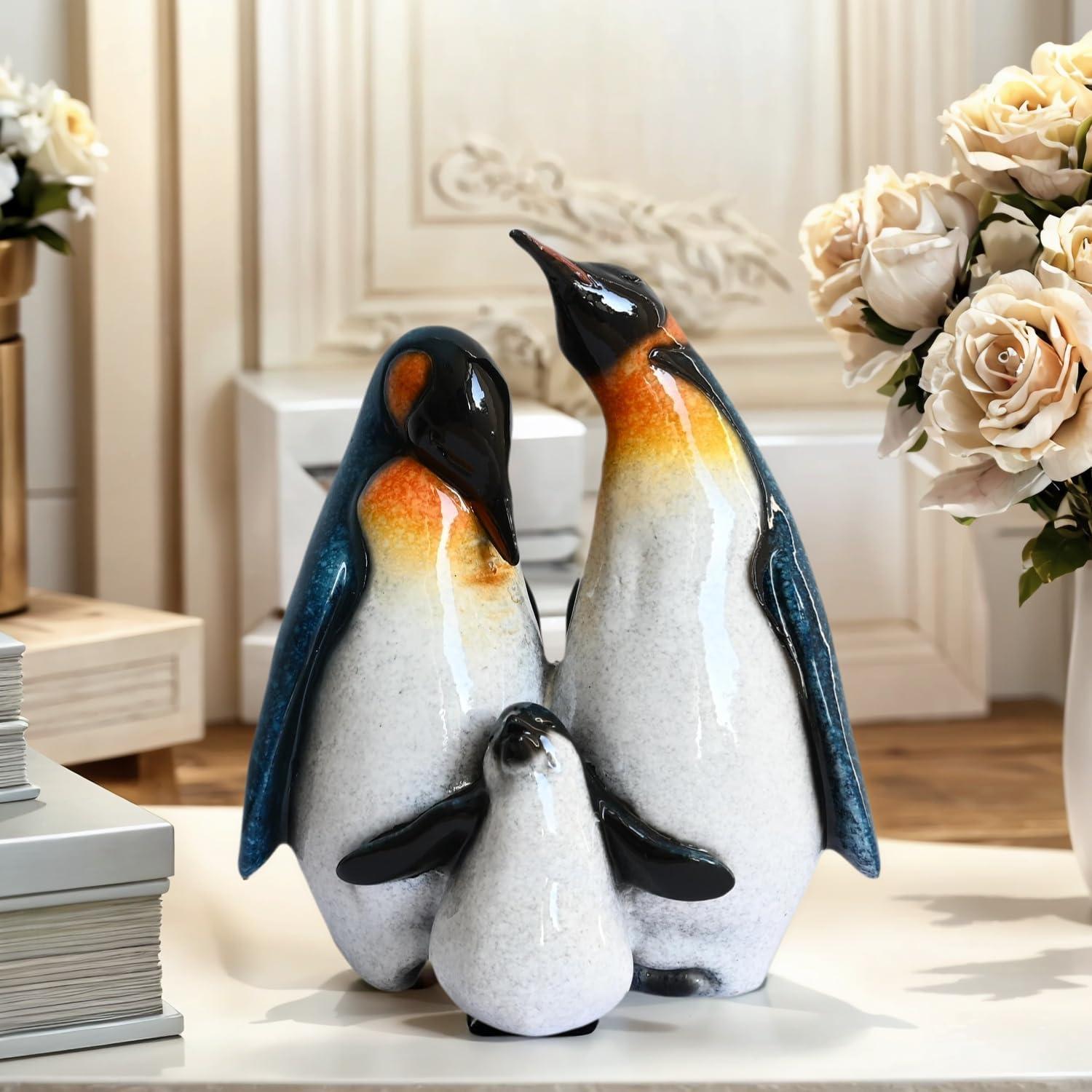 Figurita de Pingüinos Familiares Juliahestia - Decoración Hogar