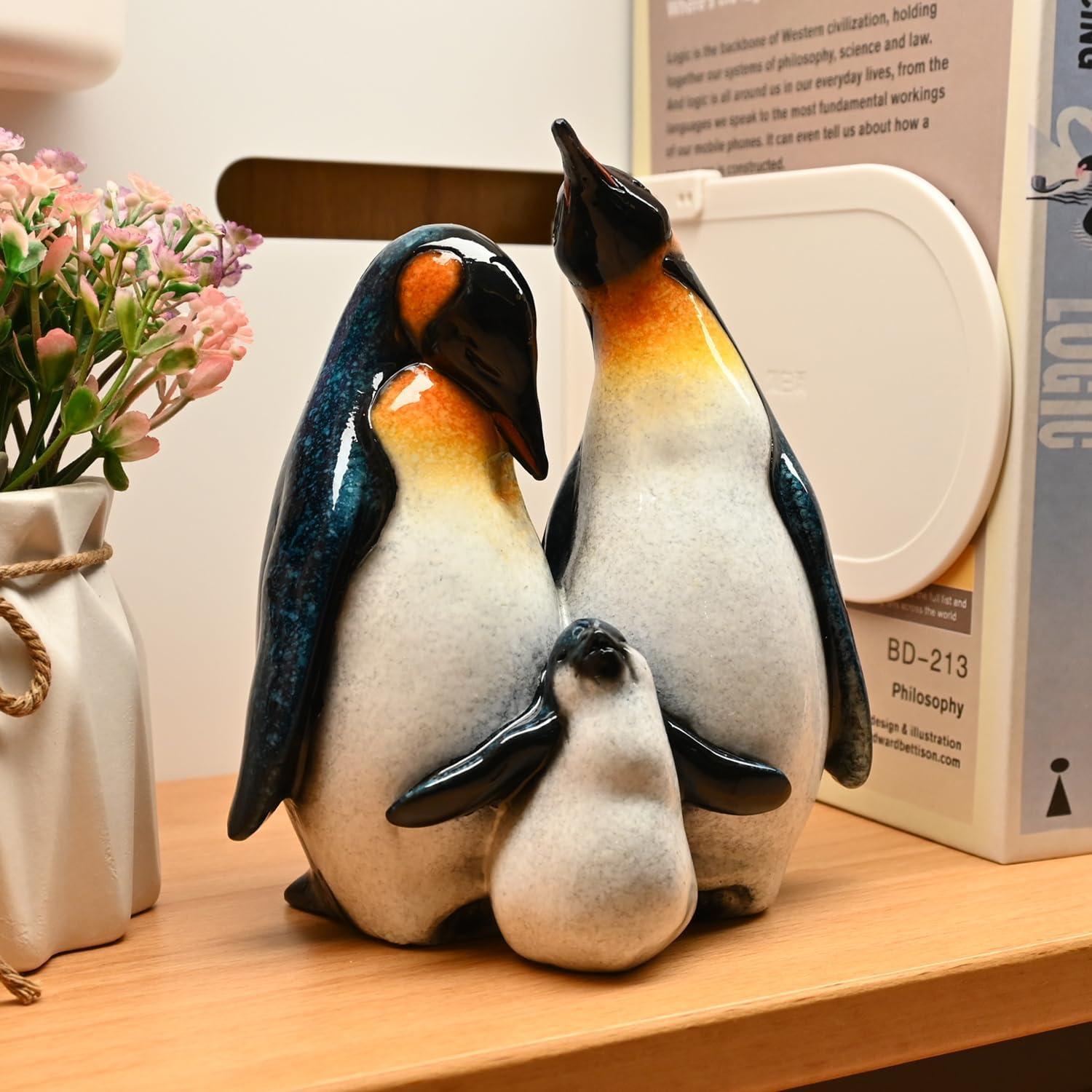 Figurita de Pingüinos Familiares Juliahestia - Decoración Hogar