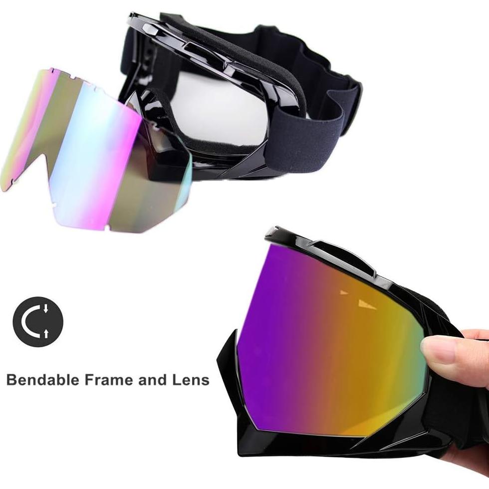 Gafas de Esquí Unisex - Paquete de 2, Anti-Vaho y UV400