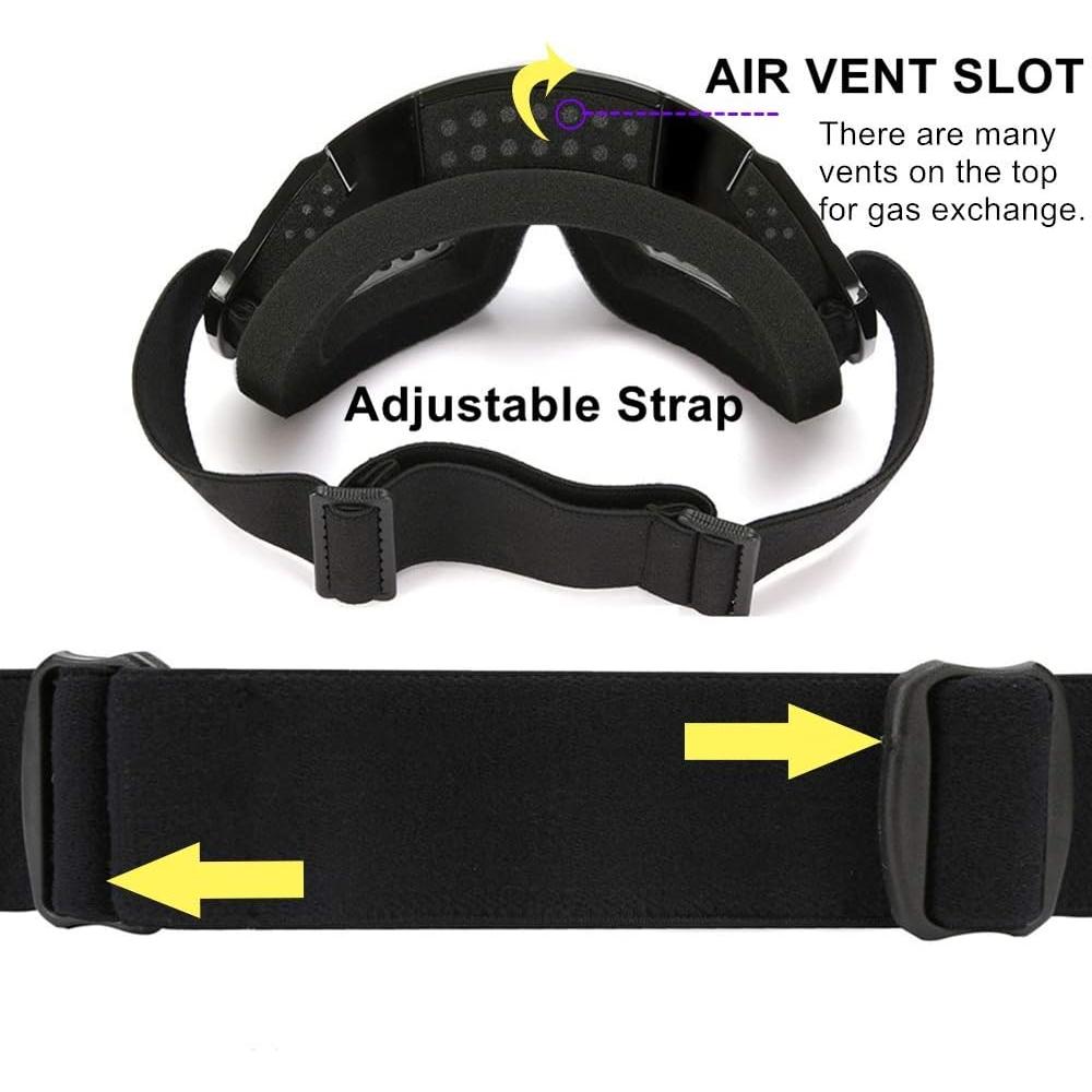 Gafas de Esquí Unisex - Paquete de 2, Anti-Vaho y UV400