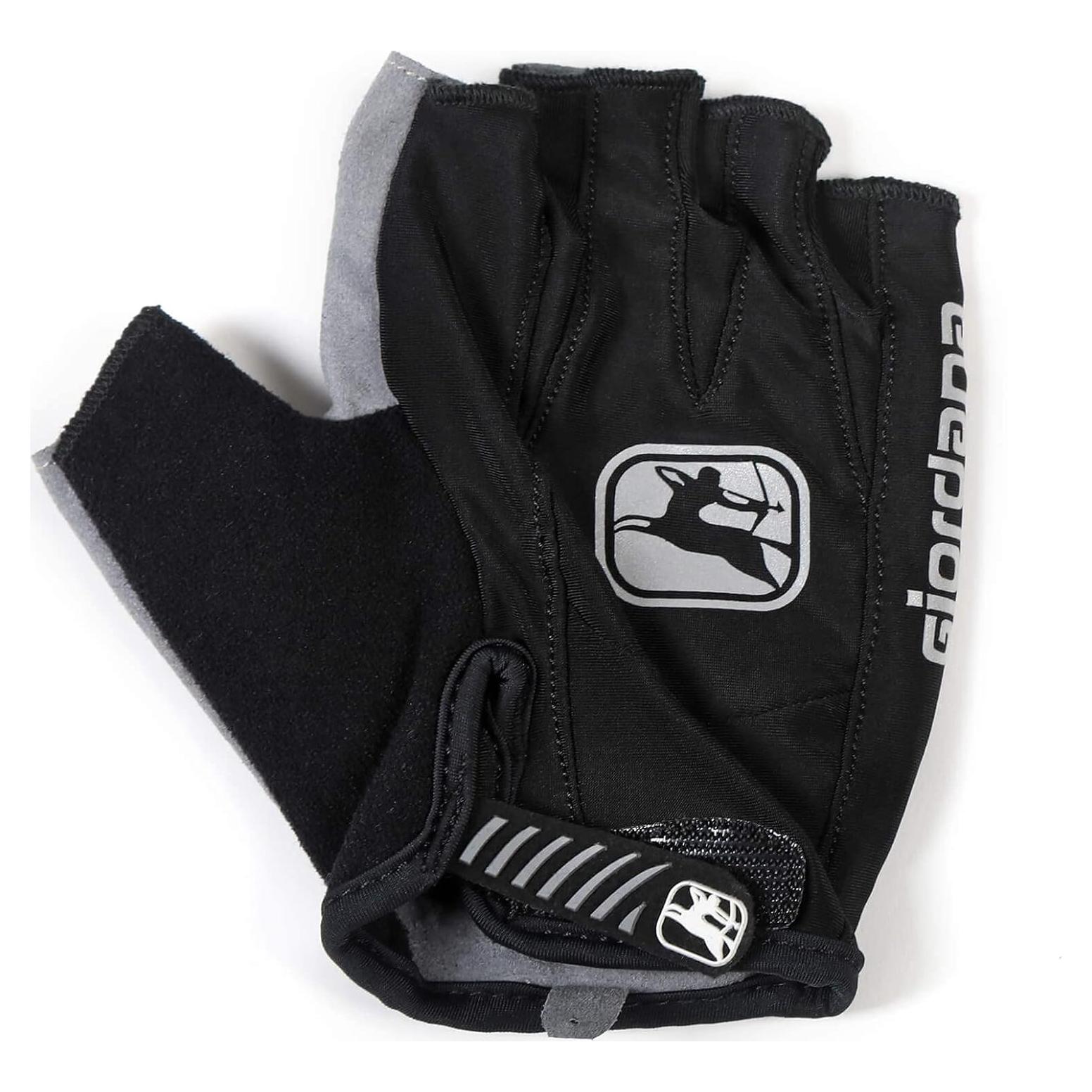 Guantes de Ciclismo Giordana Strada Gel para Hombre Negro