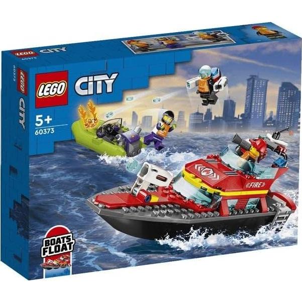 LEGO City Barco de Rescate Bomberos 60373, Flota en Agua