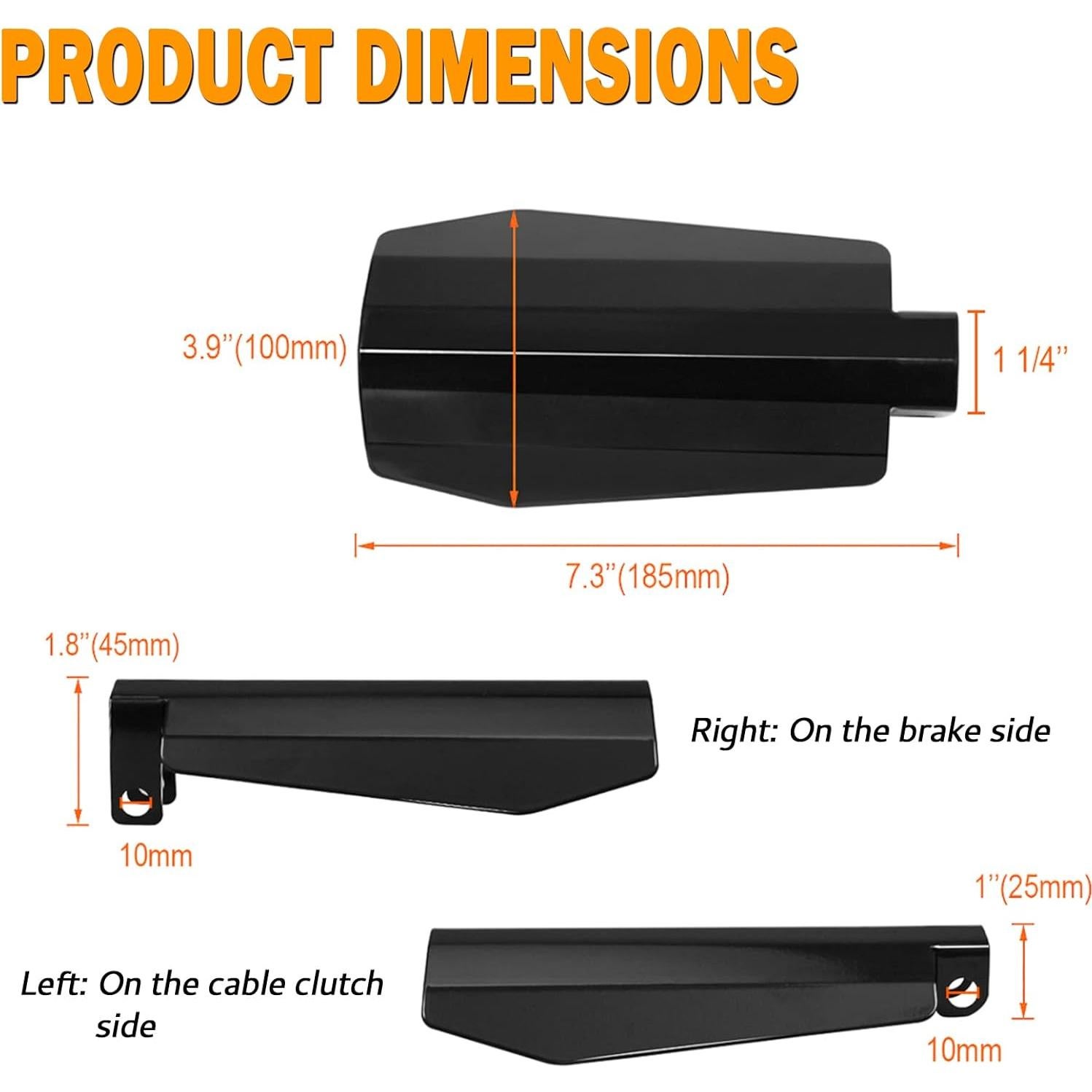 Guardabarros PBYMT Negro Brillante para Harley Dyna 2006-2023