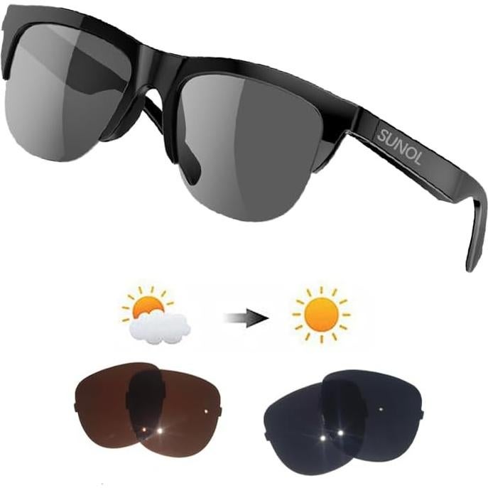 Gafas de Sol Inteligentes Bluetooth 5.3 TWS con Lentes UV