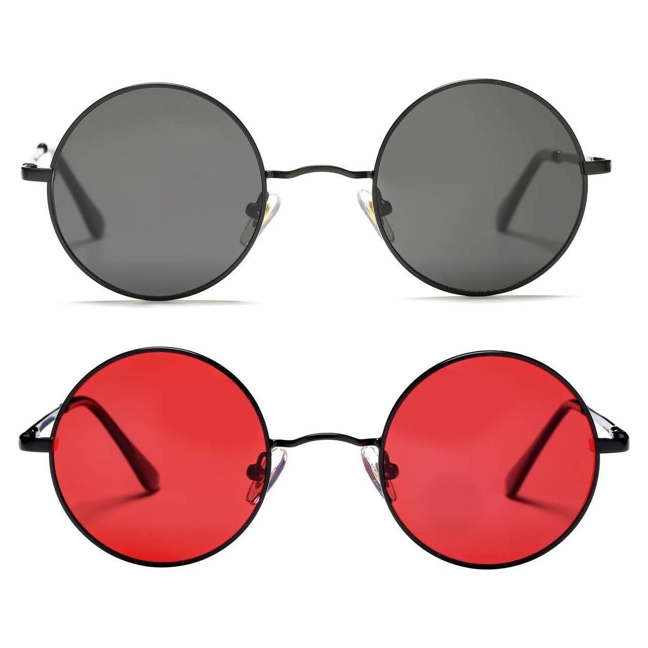 Gafas de sol redondas polarizadas PORADAY UV400 para mujeres