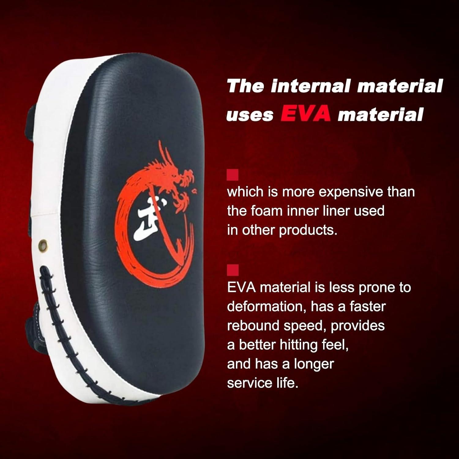 Escudo de Patadas Curvado Genérico 36x19cm para Muay Thai