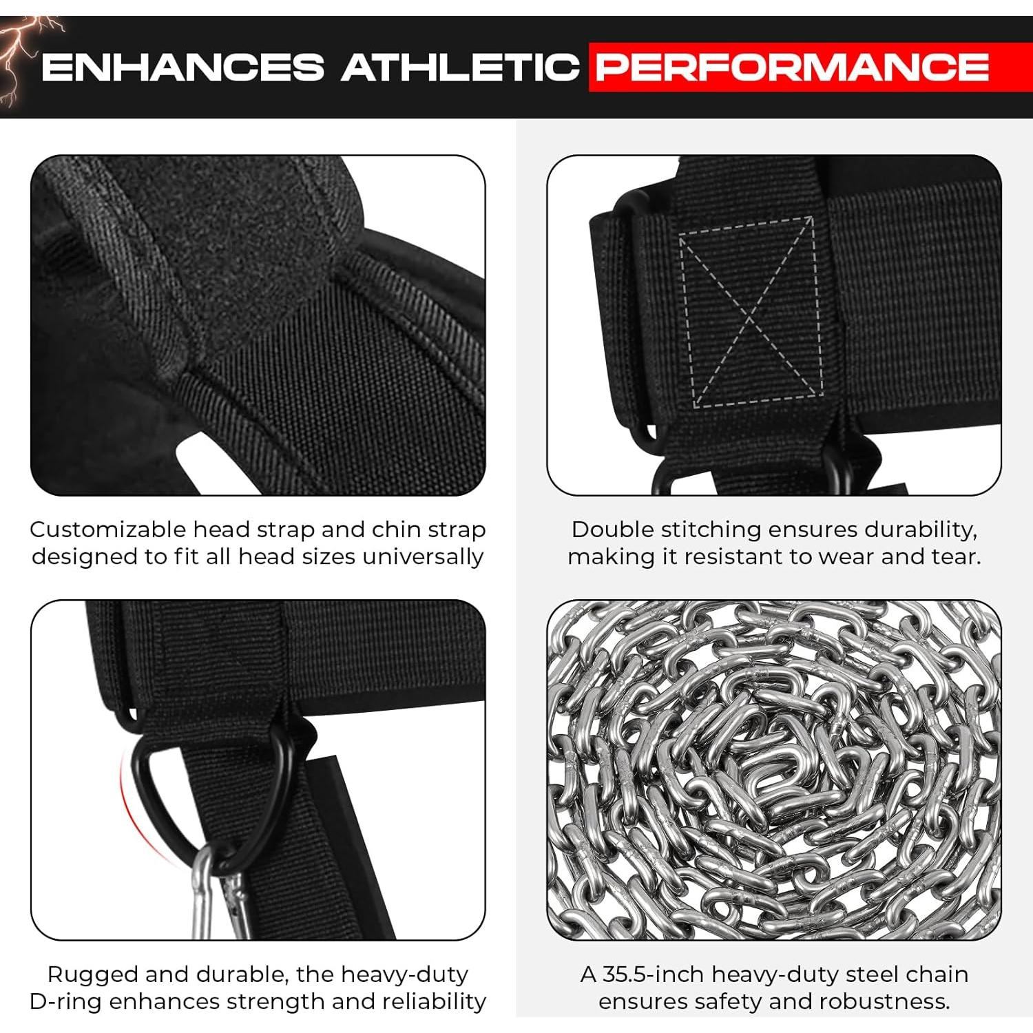 Arnés de Entrenador de Cuello SAWANS - Ajustable, Neopreno