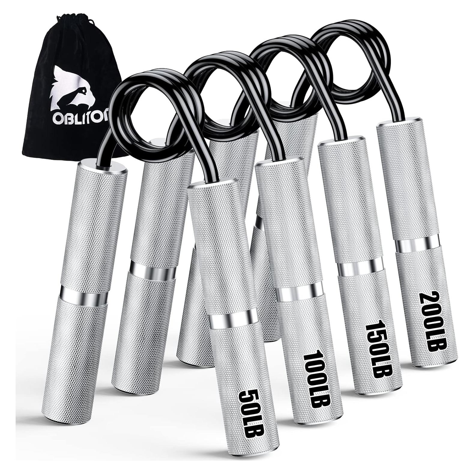 Entrenador de Fuerza de Agarre Oblitor 4 Pack 22-90 kg