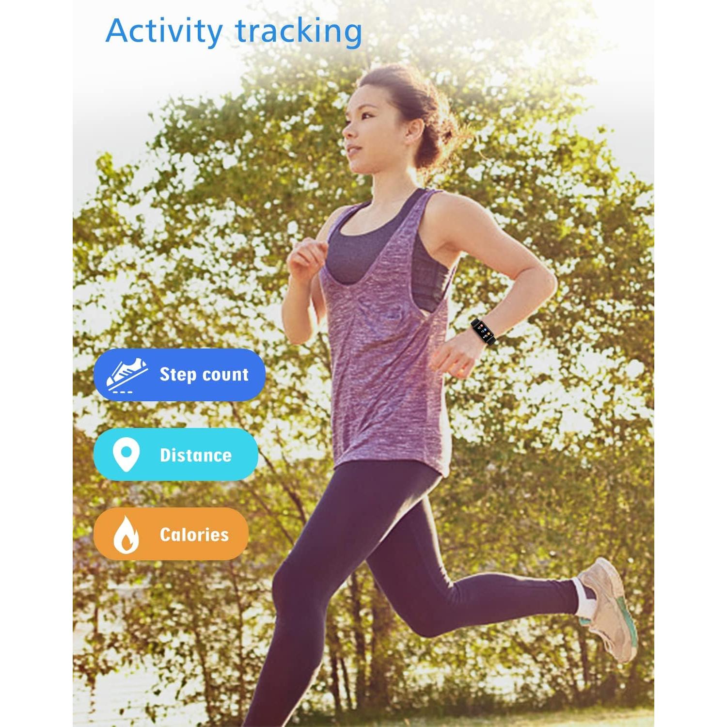 Reloj de Fitness Cloudpoem S2 Negro IP68 Pedométrico 1.47"