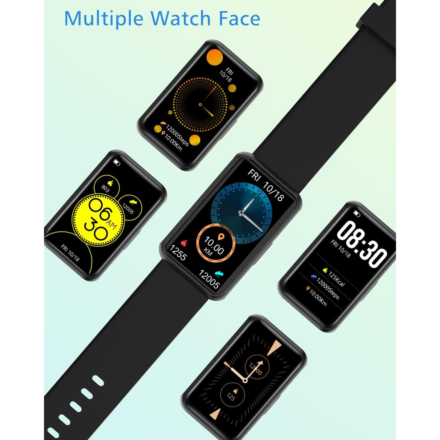 Reloj de Fitness Cloudpoem S2 Negro IP68 Pedométrico 1.47"