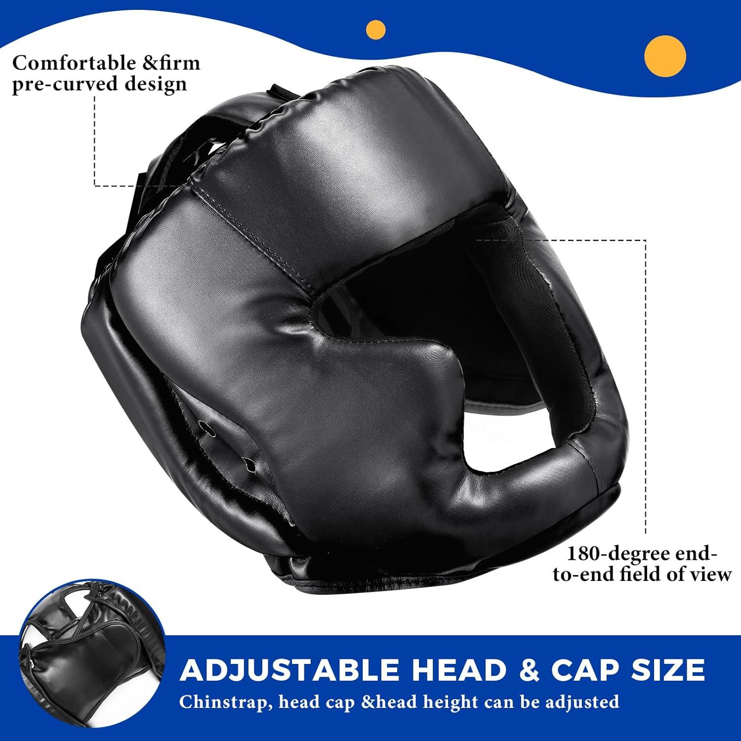 Casco de Boxeo Copkim Ajustable para Sparring MMA Adultos
