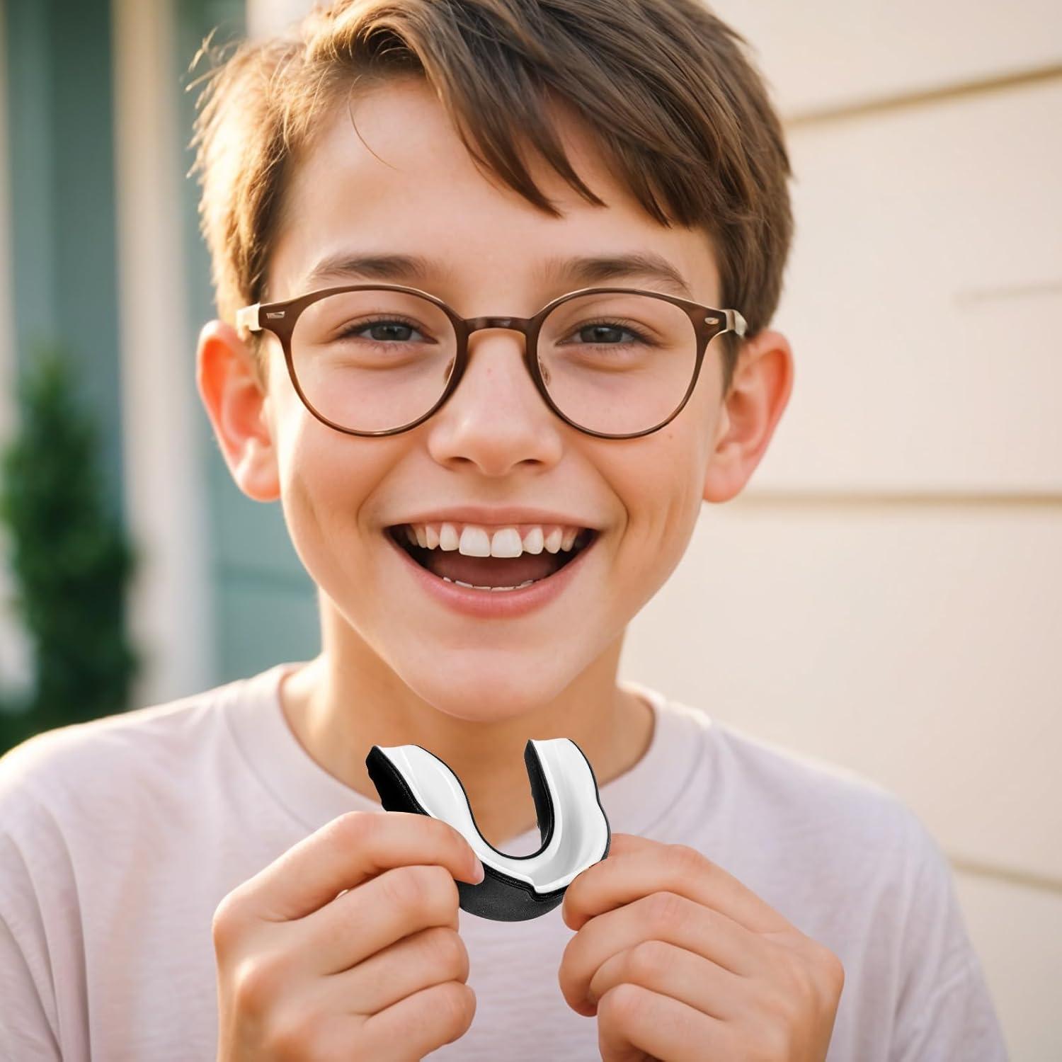 Protector Bucal Deportivo Gjinxi para Frenos Juvenil 2Pcs