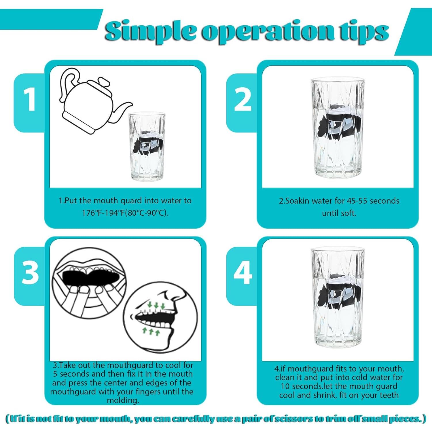 Protector Bucal Deportivo Gjinxi para Frenos Juvenil 2Pcs