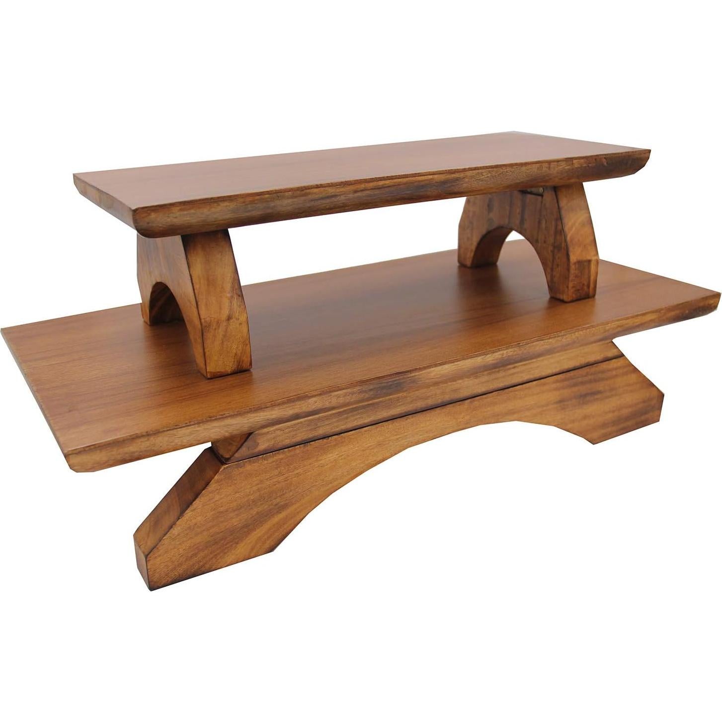 Altar Personal de Madera Sólida DharmaObjects 23 cm para Meditación