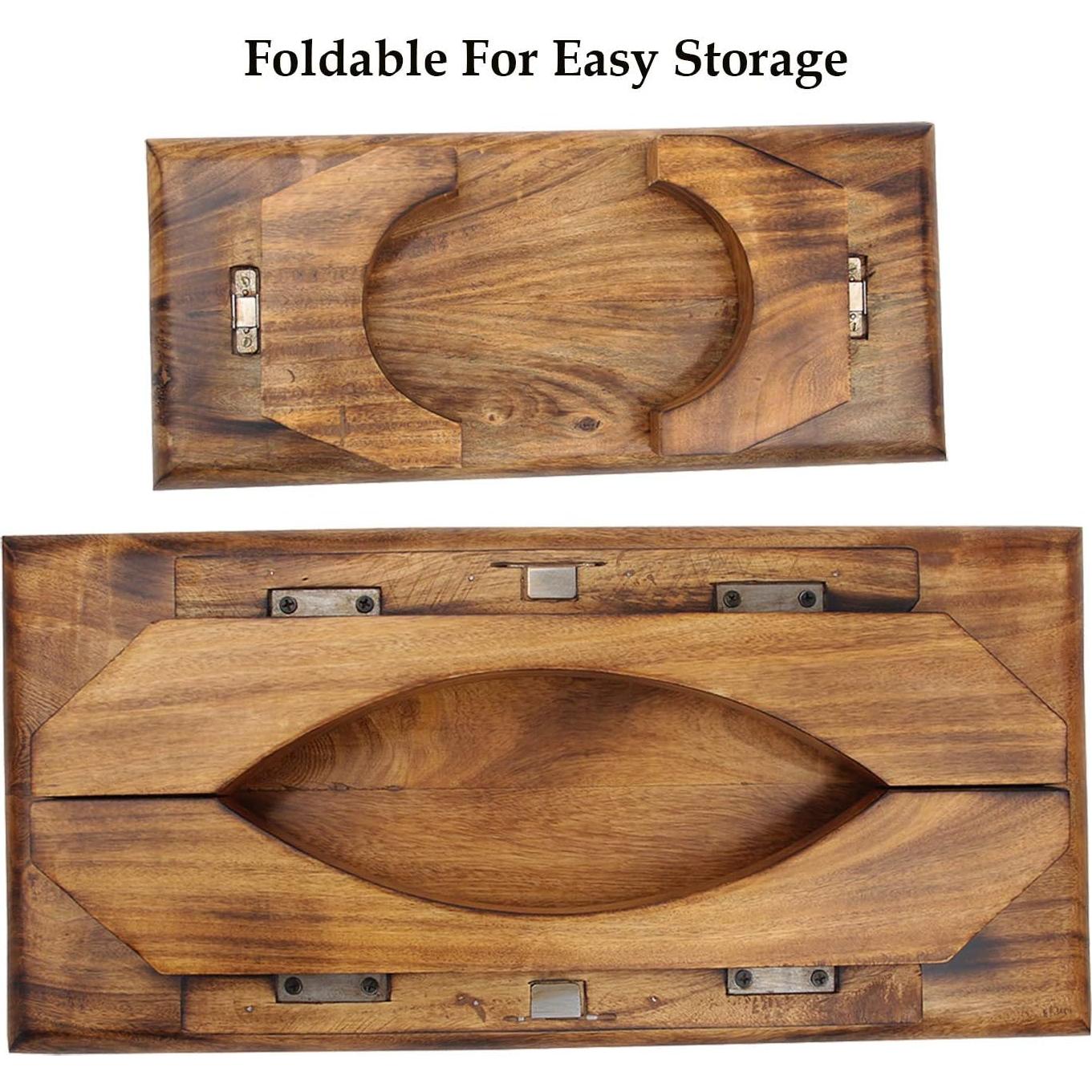 Altar Personal de Madera Sólida DharmaObjects 23 cm para Meditación