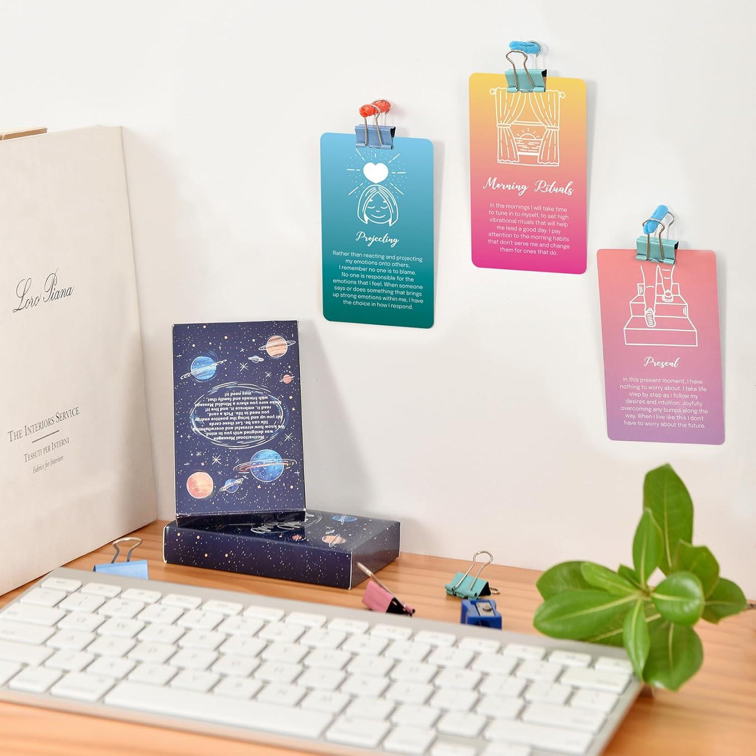 Tarjetas de Afirmaciones Positivas A ART·ZONE 52 Pcs 9.7x6 cm