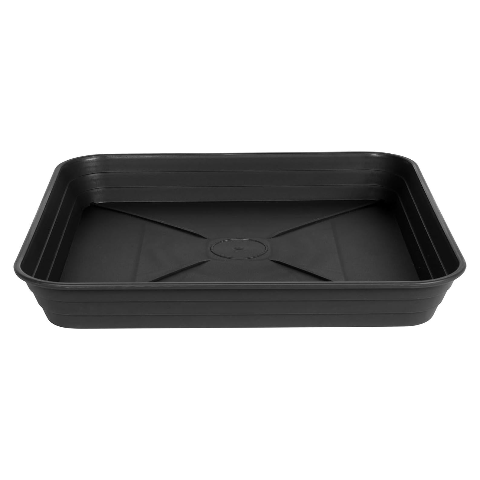 Paquete de 4 bandejas cuadradas para plantas 16 cm Feyvdzv