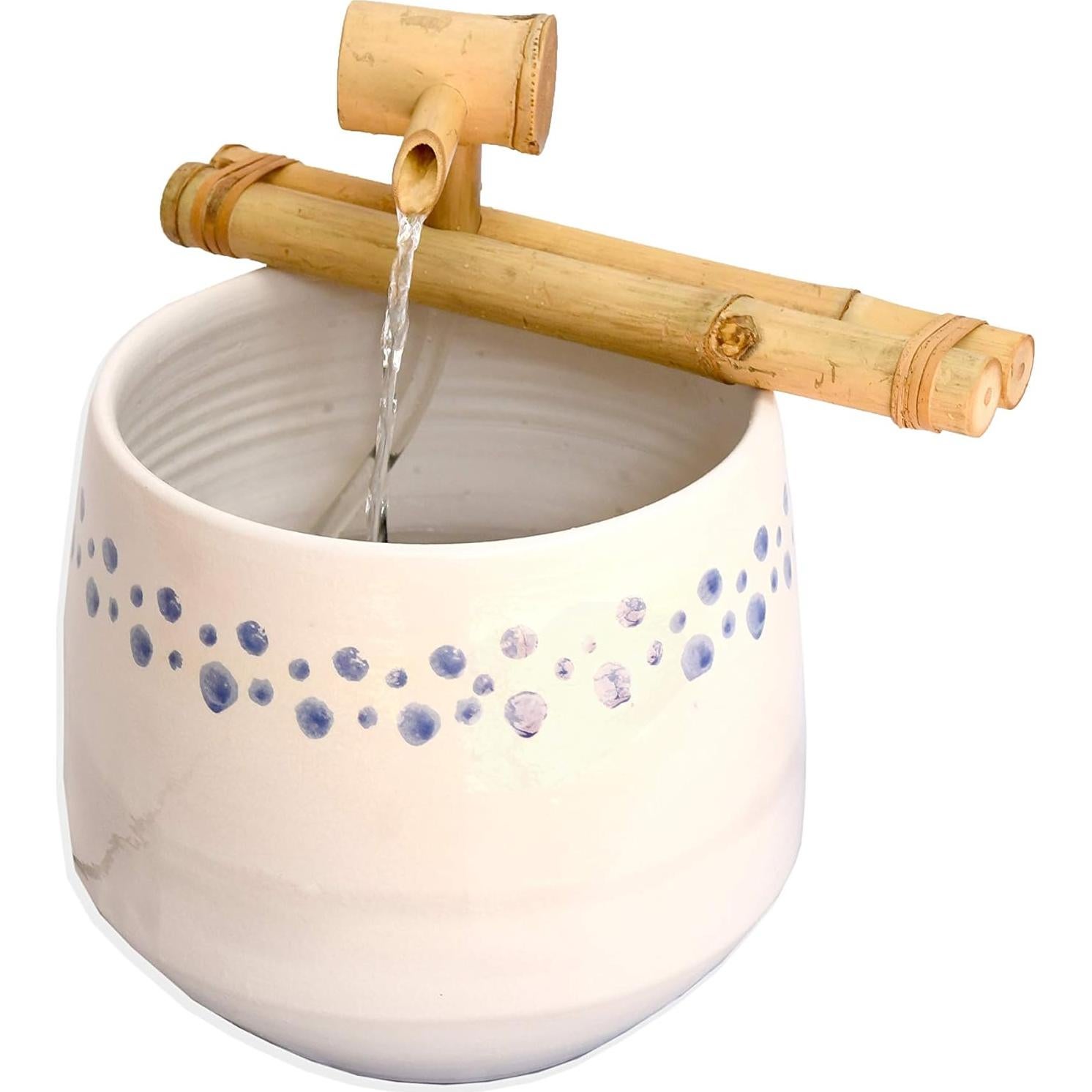 Fuente de Agua Zen Bamboo Accents 30.48 cm Interior/Exterior